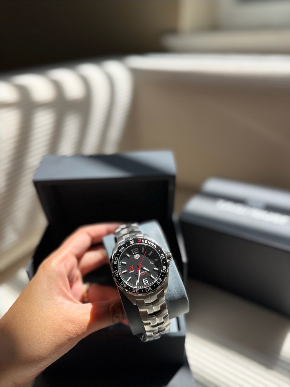 Tag Heuer Formula 1 Senna Edition Stainless Steel Men's Watch - Black/Red